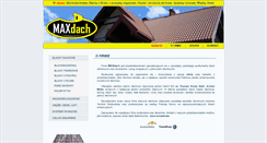 Desktop Screenshot of maxdach.com.pl